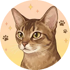 アビシニアンのイラスト