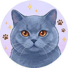 ブリティッシュショートヘアのイラスト