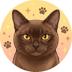 バーミーズのイラスト