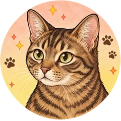 キジトラのイラスト