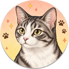サバ白のイラスト