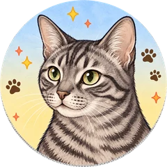 サバトラのイラスト