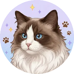 ラグドールのイラスト