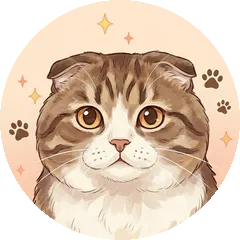 スコティッシュフォールドのイラスト