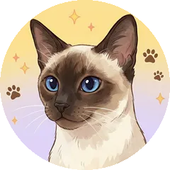 シャムのイラスト